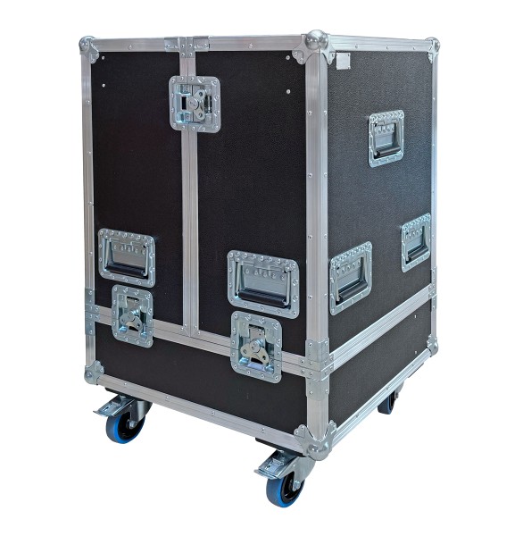 d&b CCL System 4 Stück gestackt + Flugrahmen (geteilte Haube)